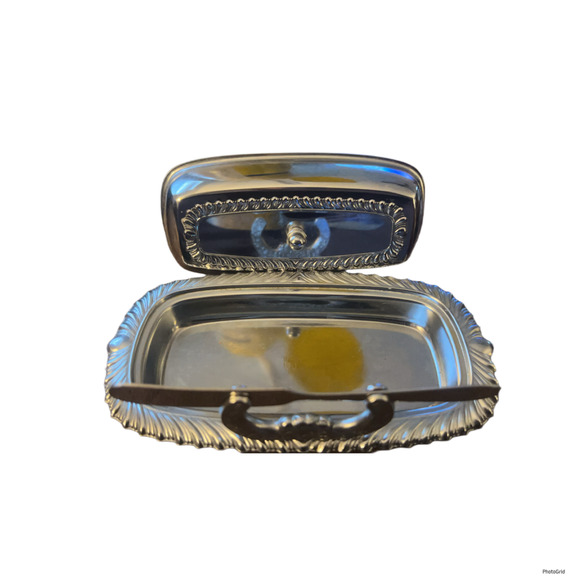 VTG 70/80s IrvinWare Butter Keeper Set W/ Dish And Spreader ~ Made In USA - Picture 3 of 4